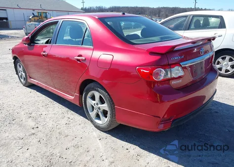 2011 Toyota Corolla S from USA, damaged, VIN 2T1BU4EE7BC718534